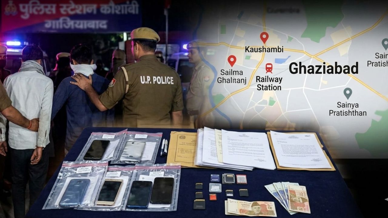 गाजियाबाद जासूसी केस में बड़ा खुलासा, पाकिस्तान कनेक्शन से जुड़े 9 और आरोपी गिरफ्तार