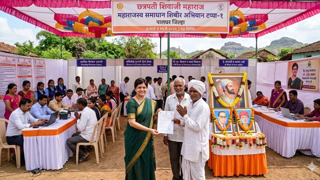 पालघर जिले में ‘महाराजस्व समाधान शिविर’ अभियान का शंखनाद; 7 मार्च से 53 स्थानों पर लगेंगे शिविर