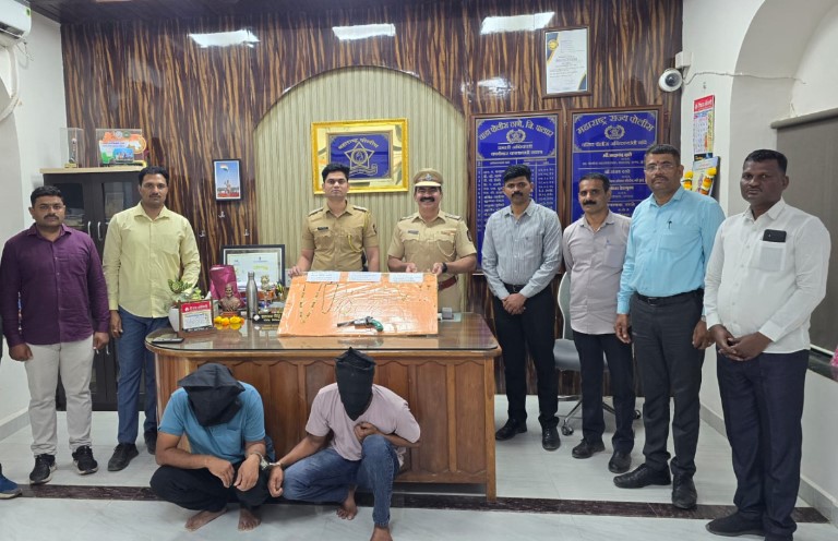 घरफोड़ी करने वाले शातिर आरोपियों को गिरफ्तार करने में पालघर पुलिस को मिली सफलता